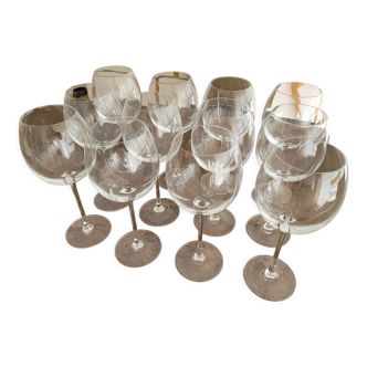Set of 12 wine glasses hélicium 53cl