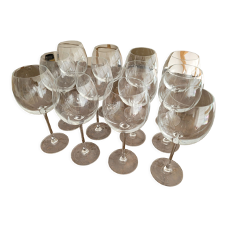 Lot de 12 verres à vin hélicium 53cl