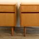 Pair of vintage bedside tables 1960-80's