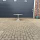 Original Knoll Tulip dining table in Carrara marble (120cm)