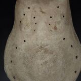 African Art • Ndimu Belly Mask • Makonde • Tanzania • Aluminum