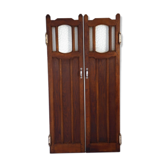 Brewery door wood and glass 1930