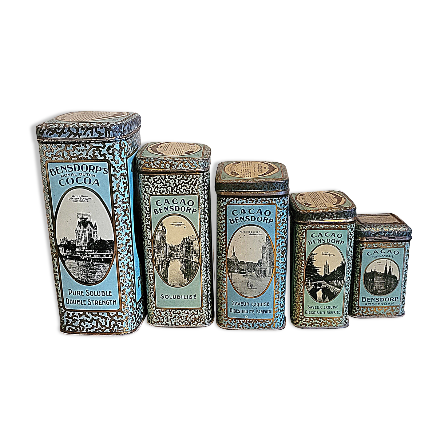 Advertising metal box set