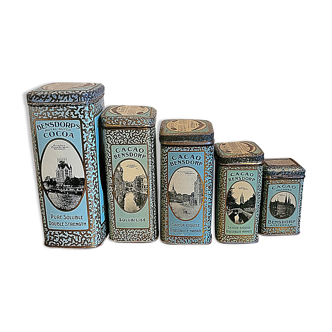 Advertising metal box set