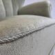 1970s, Danish relax armchair, light green furniture velour