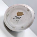 Lacquered and Airbrushed Ceramic Centerpiece /Vase Model Nr 182/2 by Vibi, Italy