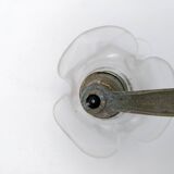 Art Deco wall light. Rose in glass paste.