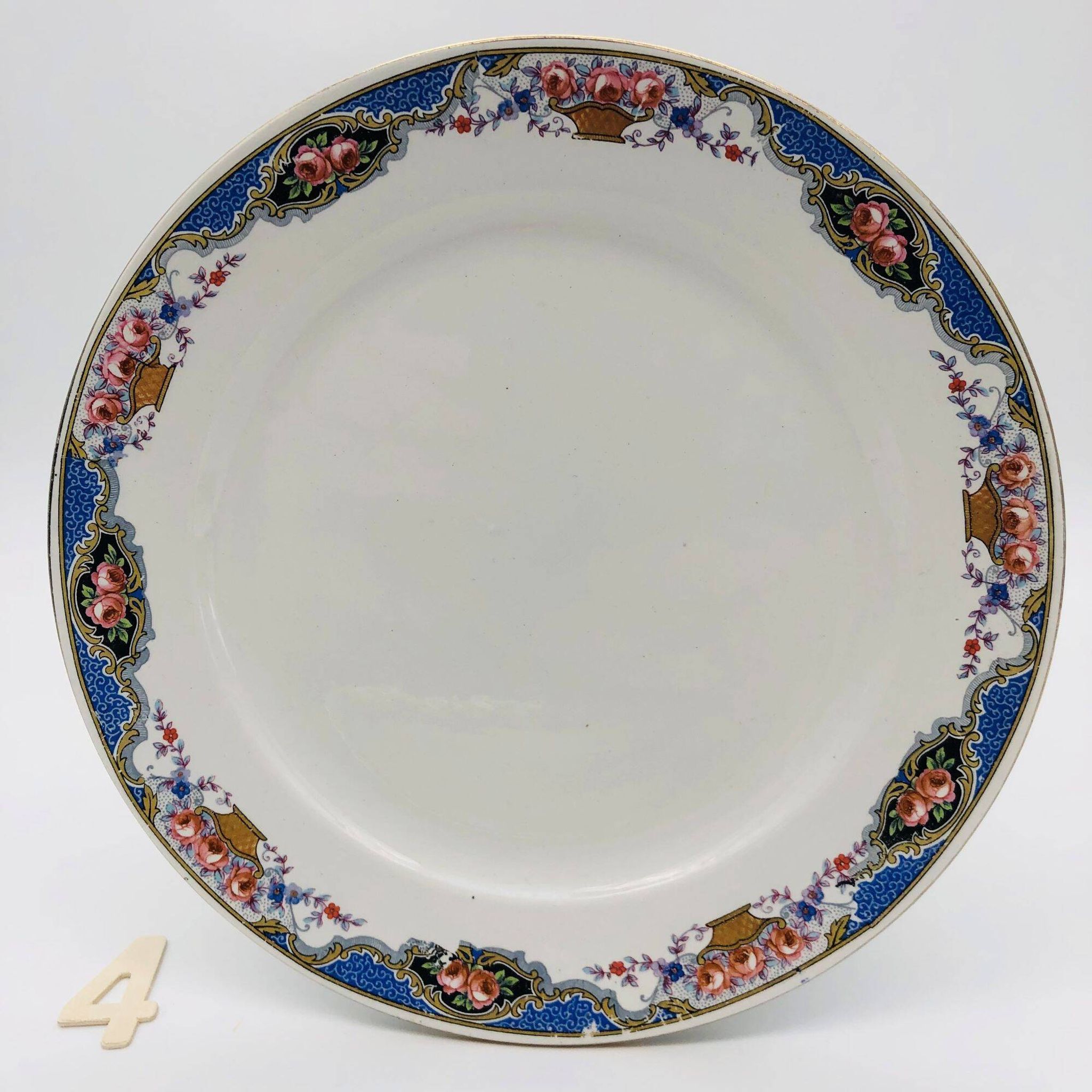 6 dessert plates "Sarreguemines & Digoin".