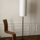 Monix floor lamp, height adjustable in chrome and wood - Paris 1960