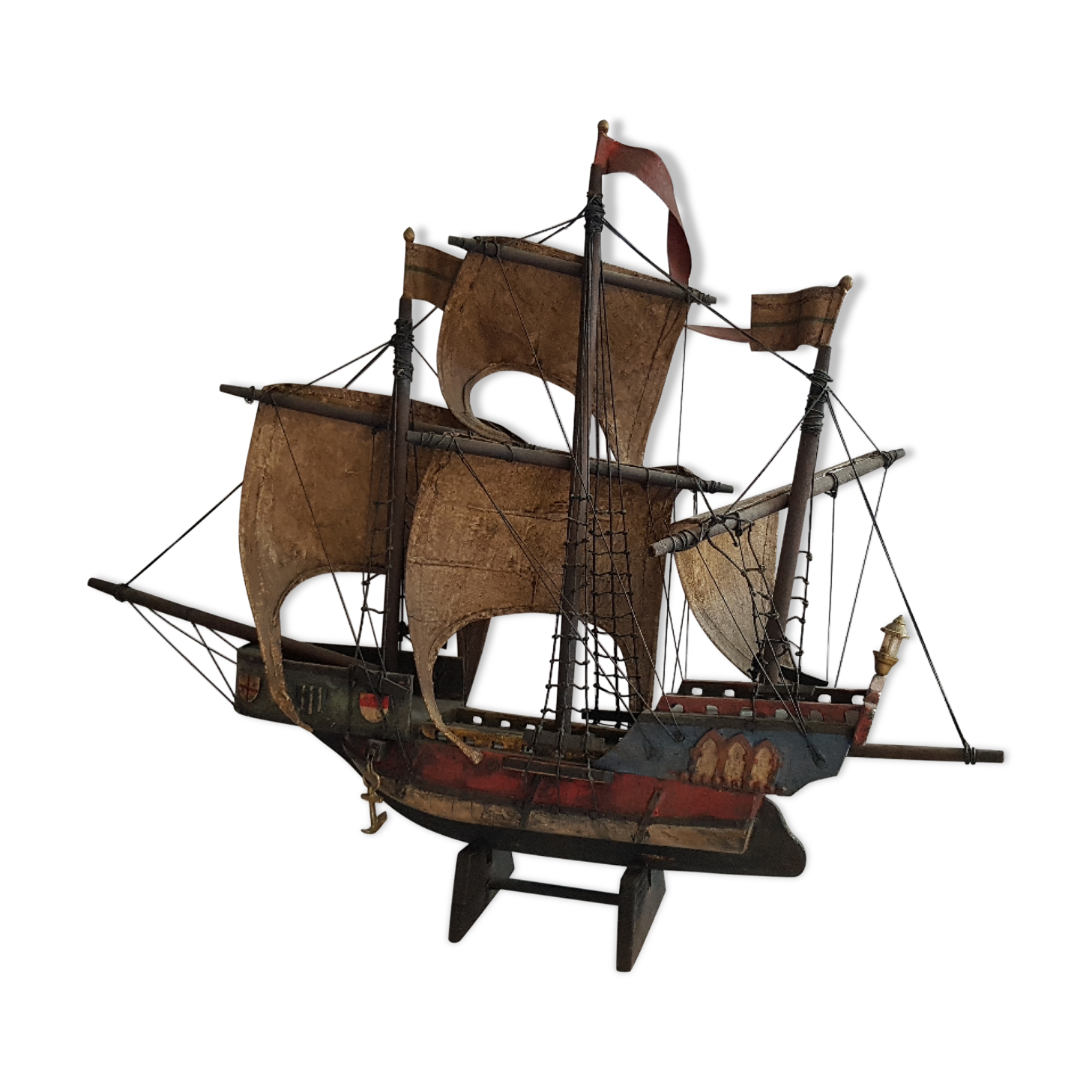 Model boat late 19th