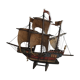 Model boat late 19th