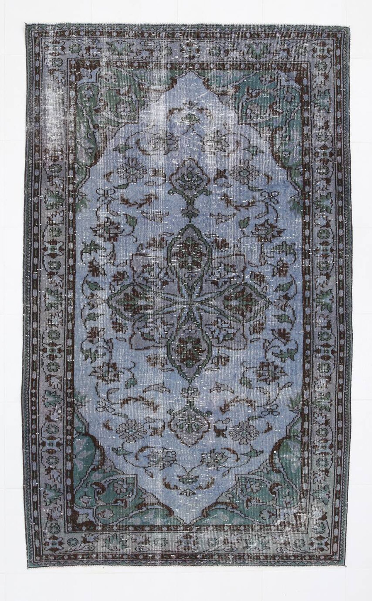 Tapis persan oriental bleu 5x8 153x253 cm SK 23247