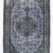 Tapis persan oriental bleu 5x8 153x253 cm SK 23247