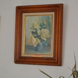 Oil on canvas Bouquet of roses