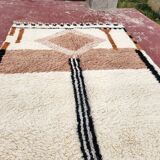 Large Beni Ouarain rug 300x206 cm – Thick wool – Geometric patterns