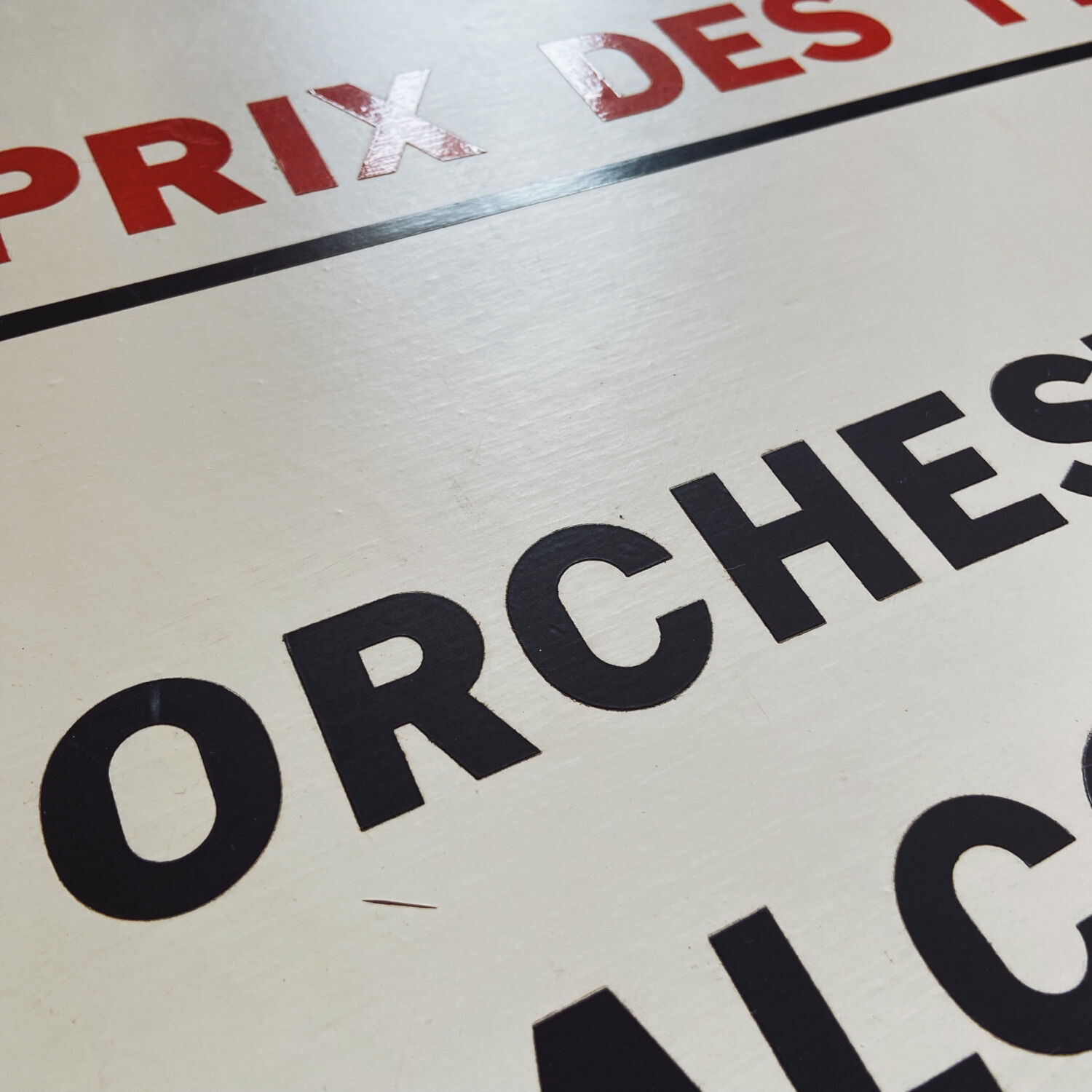 Placard of the price of the tickets of a circus. 1970s