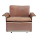 1960s chair leather brown, Dieter Rams