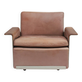 1960s chair leather brown, Dieter Rams