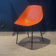Ensemble de 6 chaises Guariche orange