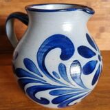 Salt-glazed stoneware jug Alsace / Germany 1.5 L handmade