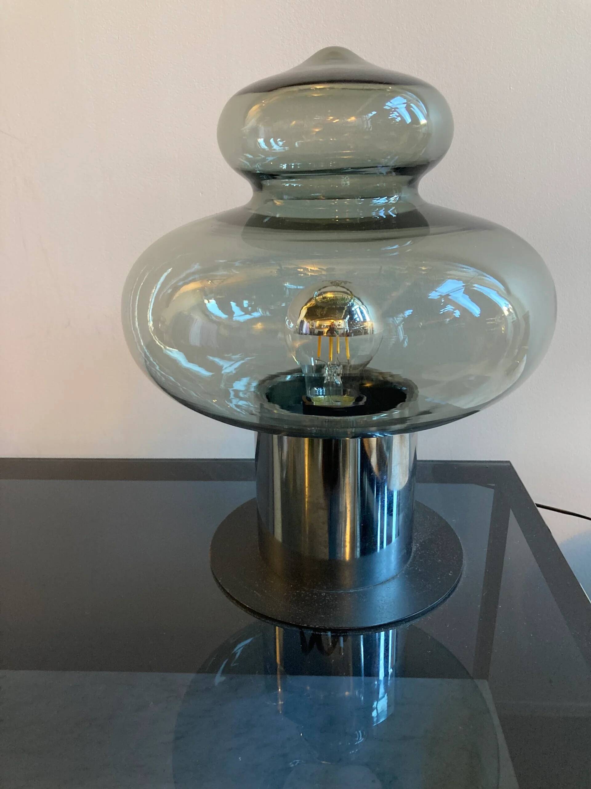Vintage Anvia Space Age table lamps - set