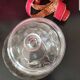 Glass salad bowl + lid