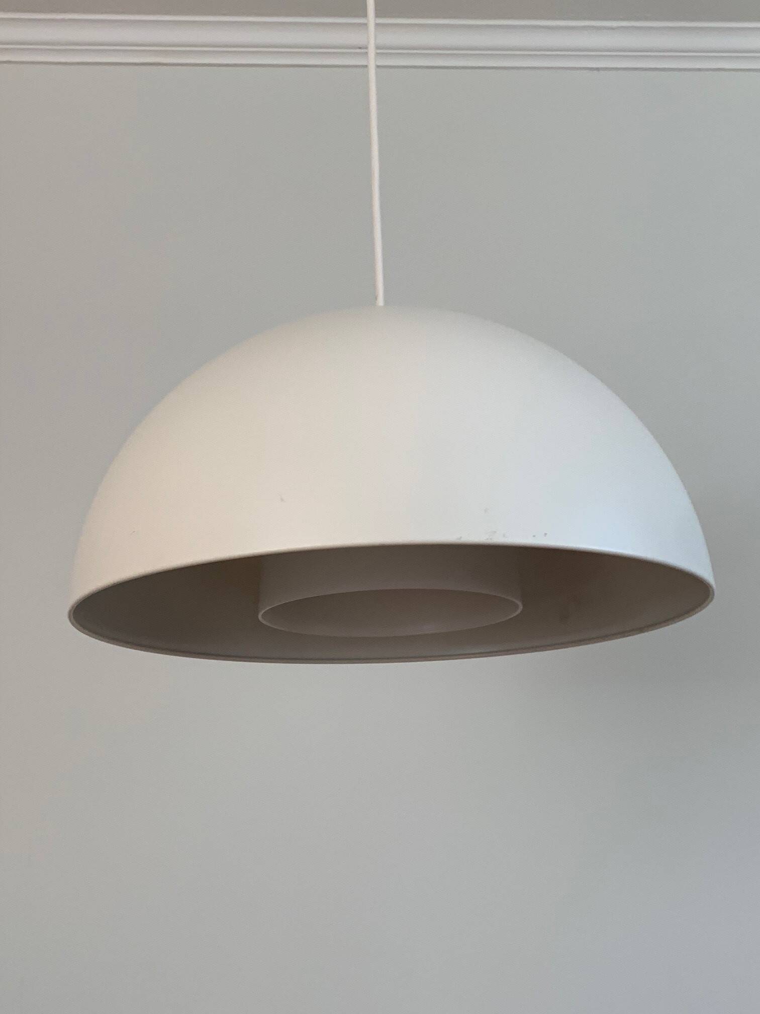 suspension métal blanche - Suède années 80/90