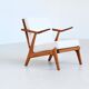 H. Brockmann Petersen lounge chair in oak Komfort Denmark 1960