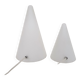 Set of two milk glass lights by Wofi Leuchten, Germany