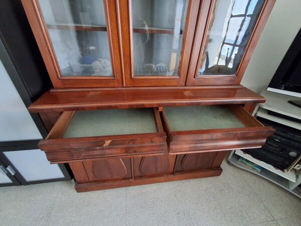 Vitrine anglaise en acajou
