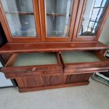 English display cabinet in mahogany