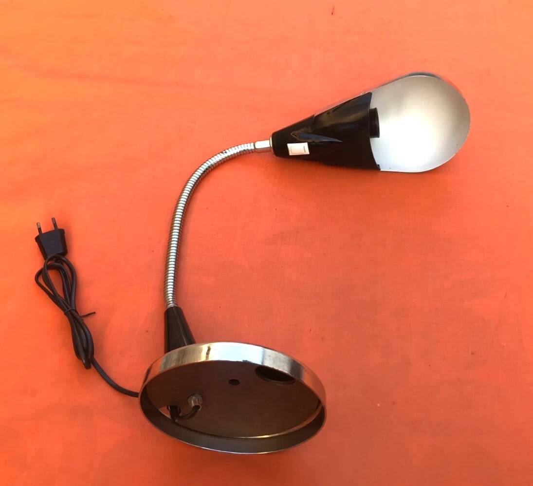 Lampe de bureau italienne dans le style d'Angelo Gaetano Sciolari, années 1970