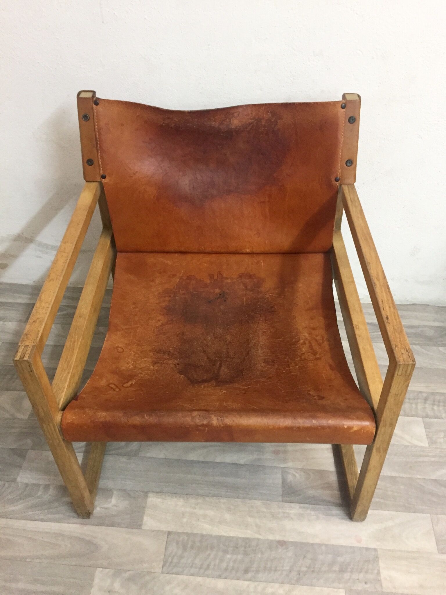 Fauteuil « safari » schlapp möbbel 1970