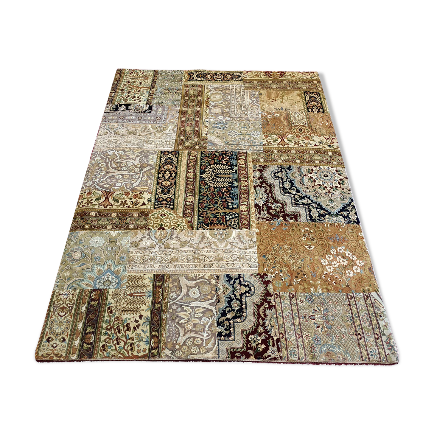 SUBLIME oriental carpet "Punjab" patchwork in wool