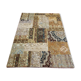 SUBLIME oriental carpet "Punjab" patchwork in wool