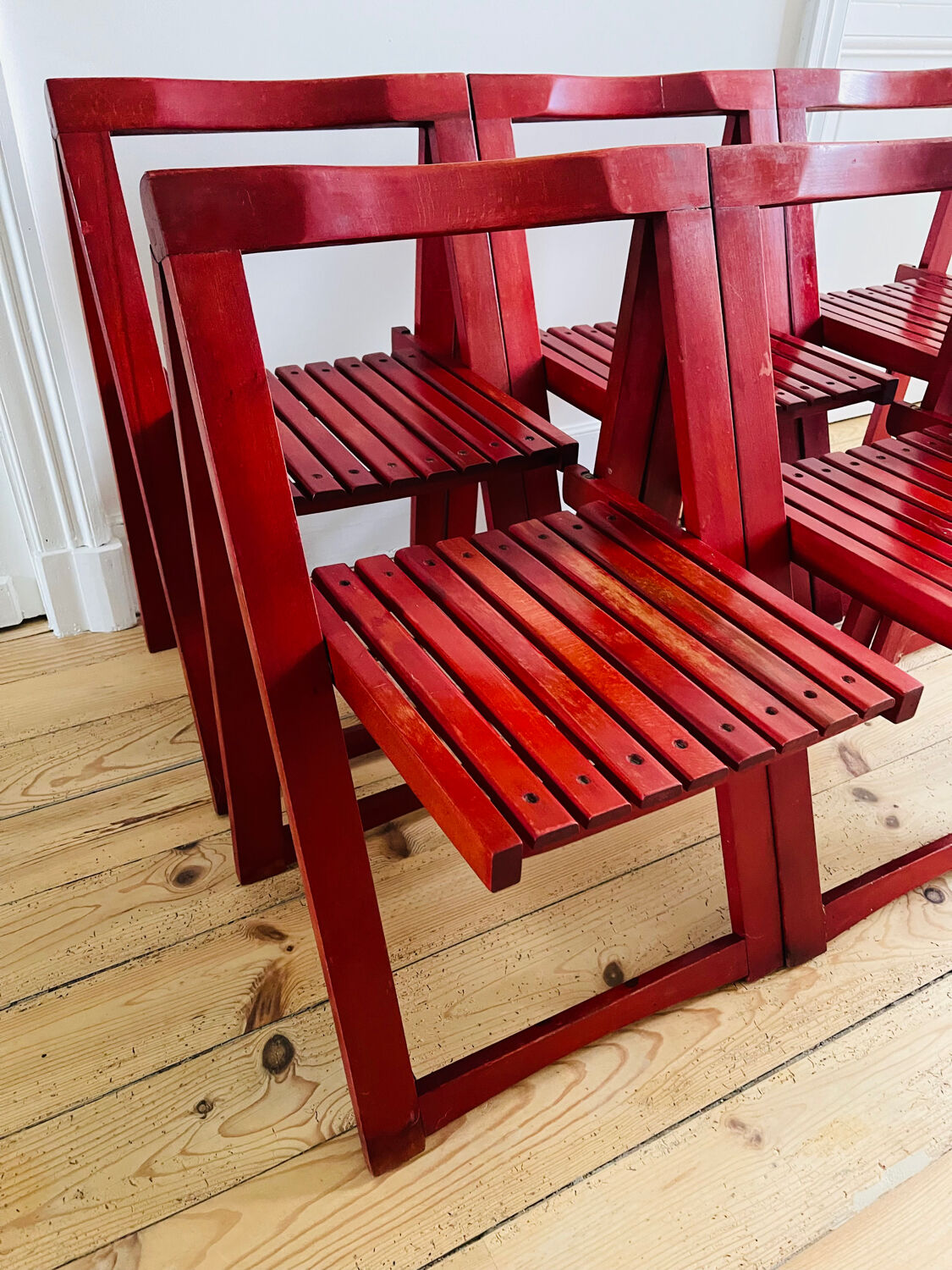 6 Trieste chairs by Aldo Jacober