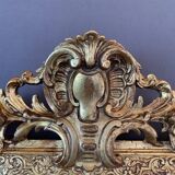Miroir Doré En Bois Sculpté Style Louis XVI, XIXe Siècle