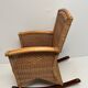 Rocking chair en rotin