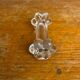 Set of 12 Antique Molded Bubble Glass Knife Rests Vintage Tableware