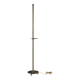1930s brass floor lamp, reading lamp.
