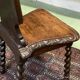 Pair of low 19th oak chairs