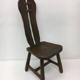Set of 4 Belgian Brutalist Dining Chairs from De Puydt, 1970’s