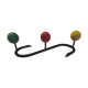 Wall coat rack balls