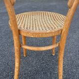 Radomsko style Thonet Baumann curved wood bistro chair