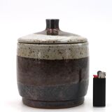 Ceramic tobacco jar by Uwe Krause, 1970s