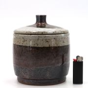 Ceramic tobacco jar by Uwe Krause, 1970s