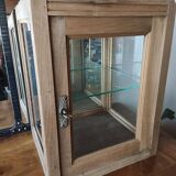Vitrine en bois art déco