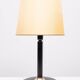 Stich Leather Table lamp Jean Adnet in style 1960s