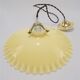 Suspension en opaline jaune