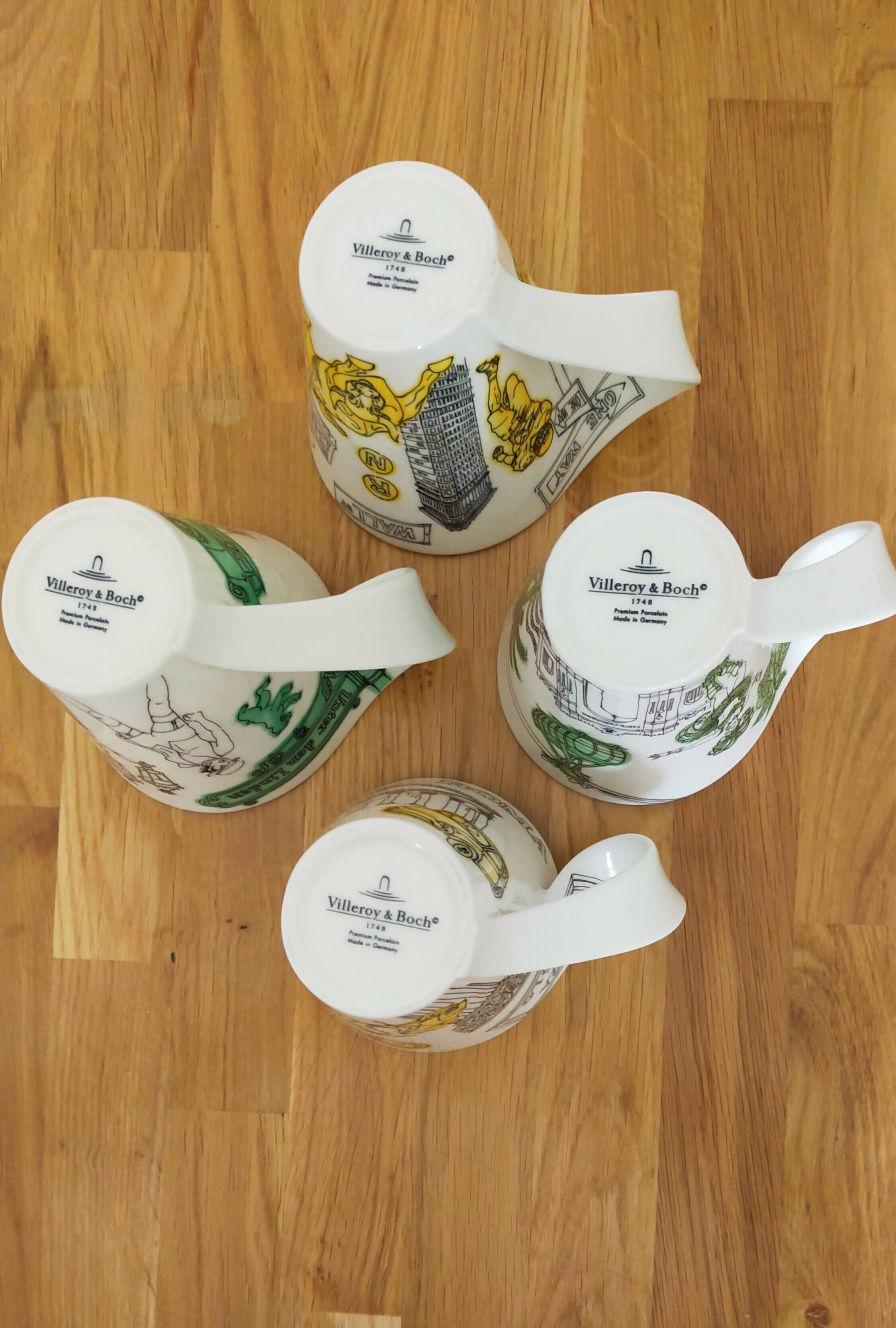 Tasse à Café Villeroy & Boch - Prénom André - Vert Pastel - Faïence